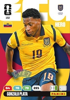 Gonzalo Plata Ecuador Panini FIFA World Cup 2026 Adrenalyn XL #152